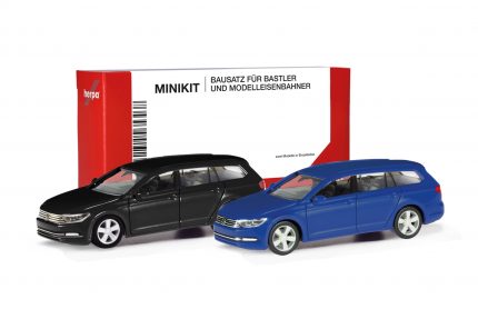 Vorbestellung herpa 013772-003 MiniKit VW Passat Variant - schwarz und ultramarinblau (2 Stück) 1:87 NEU + OVP