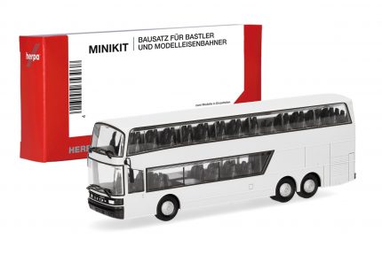 Vorbestellung herpa 014335 MiniKit Setra 228 DT - weiß (1 Stück) 1:87 NEU + OVP
