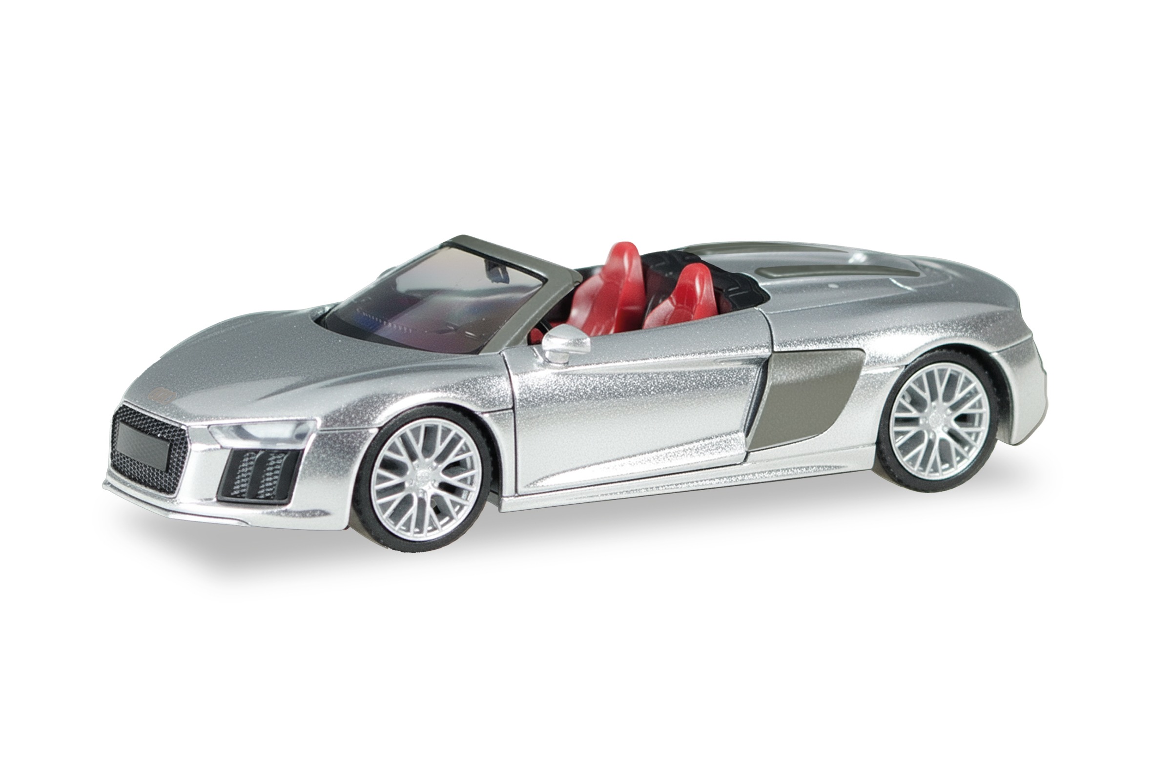 038690-002 Vorbestellung herpa 038690-002 Audi R8 V10 Spyder - eissilber 1:87 NEU + OVP – Bild 1
