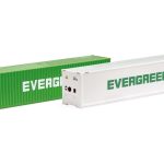 Vorbestellung herpa 076449-007 40ft Container Set "Evergreen" 1:87 NEU + OVP