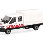 Vorbestellung herpa 098991 Mercedes-Benz Sprinter 18 Doppelkabine Pritsche/Plane "STRABAG" (Österreich/Wien) (A) 1:87 NEU + OVP