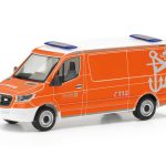 Vorbestellung herpa 099028 Mercedes-Benz Sprinter 18 Halbbus Flachdach "Feuerwehr Düsseldorf" (Nordrhein-Westfalen/Düsseldorf) 1:87 NEU + OVP