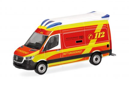 Vorbestellung herpa 099042 Mercedes-Benz Sprinter 18 Delfis RTW "Rettungsdienst Landkreis Elbe-Elster" (Brandenburg /Herzberg) 1:87 NEU + OVP