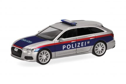 Vorbestellung herpa 099103 Audi A6 Avant "Polizei Österreich" (A) 1:87 NEU + OVP