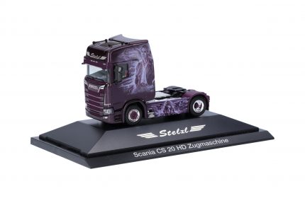 Vorbestellung herpa 111133 Scania CS 20 HD Solozugmaschine "Stelzl/Top Gun" (Bayern/Heideck) 1:87 NEU + OVP