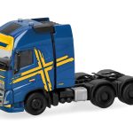 Vorbestellung herpa 318624-003 Volvo FH 16 GL XL 2020 Zugmaschine mit Schwerlastturm 3achs - blau 1:87 NEU + OVP