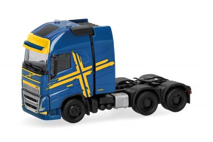 Vorbestellung herpa 318624-003 Volvo FH 16 GL XL 2020 Zugmaschine mit Schwerlastturm 3achs - blau 1:87 NEU + OVP