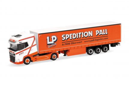 Vorbestellung herpa 319126 DAF XG+ Gardinenplanen-Sattelzug "Ludwig Pall" (Österreich/Oberwart)  (A) 1:87 NEU + OVP