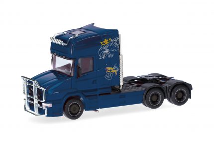 Vorbestellung herpa 319423-002 Scania Hauber 04 Topline Zugmaschine 3achs - kobaltblau 1:87 NEU + OVP