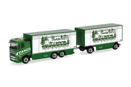 Vorbestellung herpa 320832 Volvo FH GL FD 2020 Viehtransporter-Hängerzug "Vianco" (Schweiz/Birr-Lupfig) (CH) 1:87 NEU + OVP