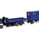 Vorbestellung herpa 320863 MAN TGS M Wechsellader-LKW mit Anhänger "THW Singen" (Baden-Württemberg/Singen) 1:87 NEU + OVP