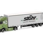 Vorbestellung herpa 320955 Mercedes-Benz Actros L ProCabin Gigaspace Volumenplanen-Sattelzug "Stöhr Logistik"  1:87 NEU + OVP