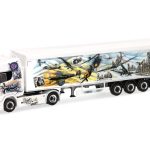 Vorbestellung herpa 320962 Scania CR 20 HD Schubboden-Sattelzug "Repinski/Squadron 303" (Polen/Kościerzyna) (PL) 1:87 NEU + OVP