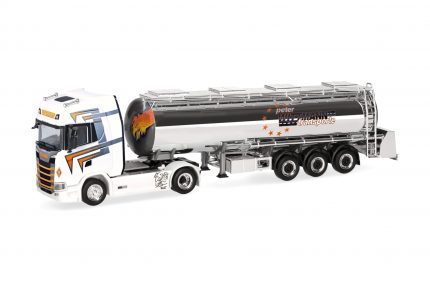 Vorbestellung herpa 321037 Scania CS 20 HD Chromtank-Sattelzug "Wittmann Transport" (Bayern/Kammerstein) 1:87 NEU + OVP