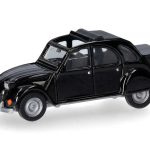 Vorbestellung herpa 027632-007 Citroën 2 CV mit Queue - schwarz 1:87 NEU + OVP