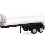 Vorbestellung herpa 076036-003 Zubehör: Carnehl Rundmuldenauflieger 2achs - weiß 1:87 NEU + OVP