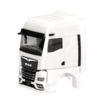 Vorbestellung herpa 086301 Teileservice: Fahrerhaus MAN eTGX GX mit Windleitblechen und Spiegelkamera - weiß (2 Stück) 1:87 NEU + OVP