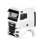 Vorbestellung herpa 086370 Teileservice: Fahrerhaus MAN TGX GM ohne Windleitbleche mit Spiegelkamera - weiß (2 Stück) 1:87 NEU + OVP