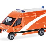 Vorbestellung herpa 099240 Mercedes-Benz Sprinter 18 Kasten Hochdach NKTW "Berliner Feuerwehr" 1:87 NEU + OVP