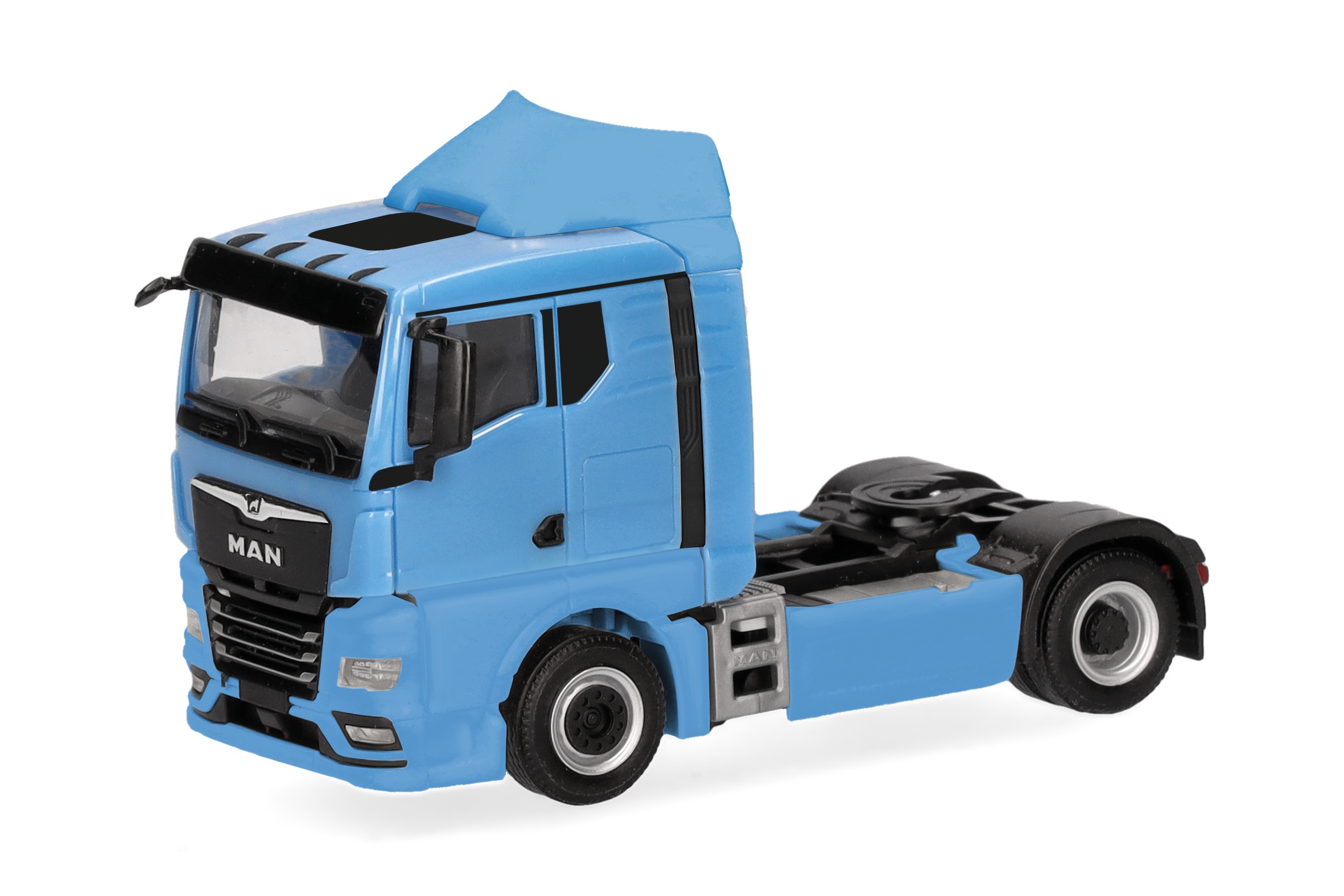 318709 Vorbestellung herpa 318709 MAN TGX GN Zugmaschine 2achs - hellblau 1:87 NEU + OVP – Bild 1