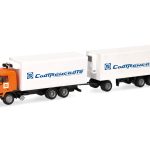 Vorbestellung herpa 321167 Volvo F10 Kühlkoffer-Hängerzug "Sovtransavto" (RUS) 1:87 NEU + OVP