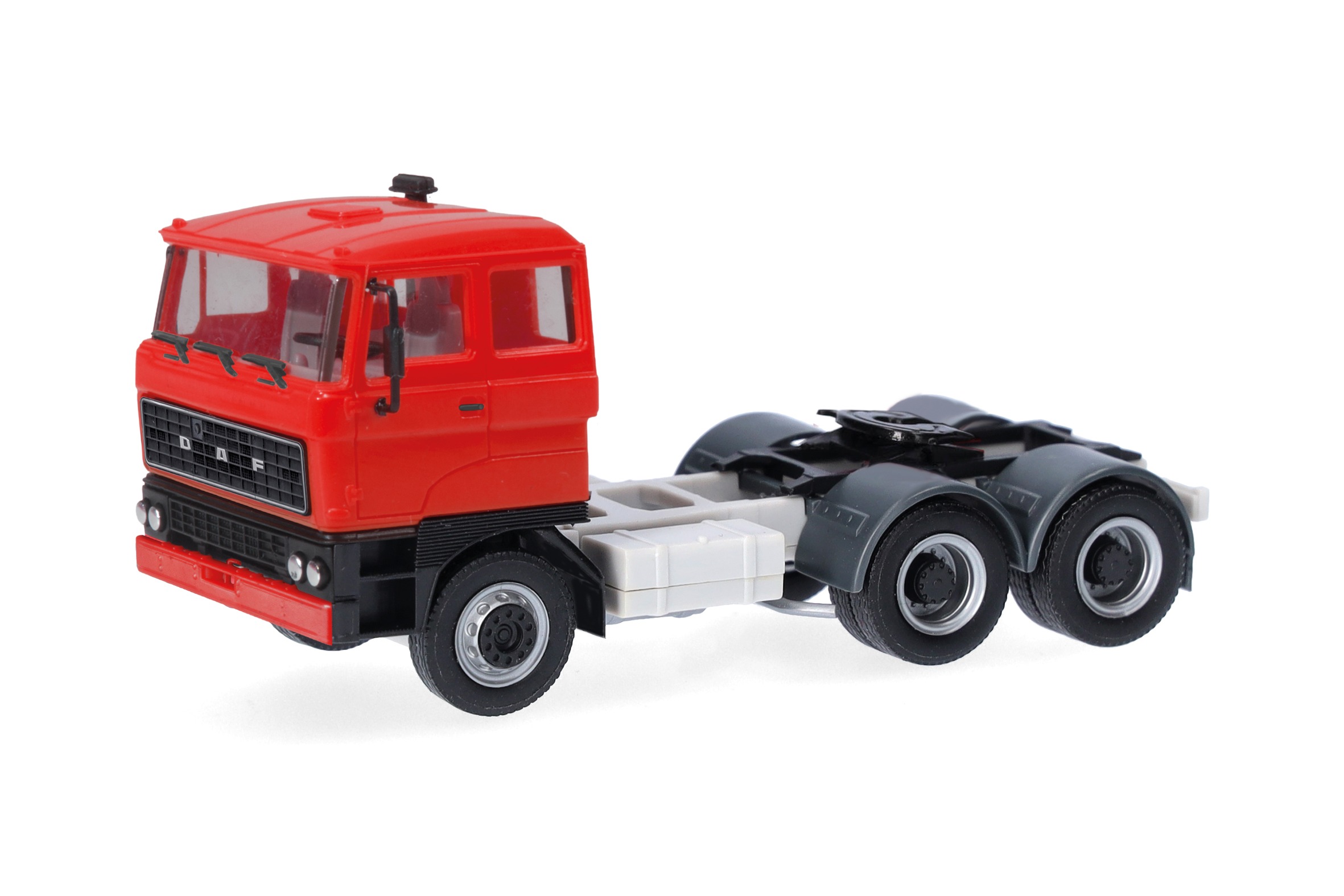 321204 Vorbestellung herpa 321204 DAF 2800 Zugmaschine 3achs - rot 1:87 NEU + OVP – Bild 1