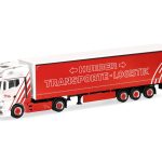 Vorbestellung herpa 321259 MAN TGX GX Gardinenplanen-Sattelzug "Hueber Heideck" 1:87 NEU + OVP