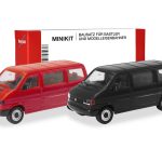 Vorbestellung herpa 012805-003 MiniKit VW T4 Bus - rot und schwarz 1:87 NEU + OVP