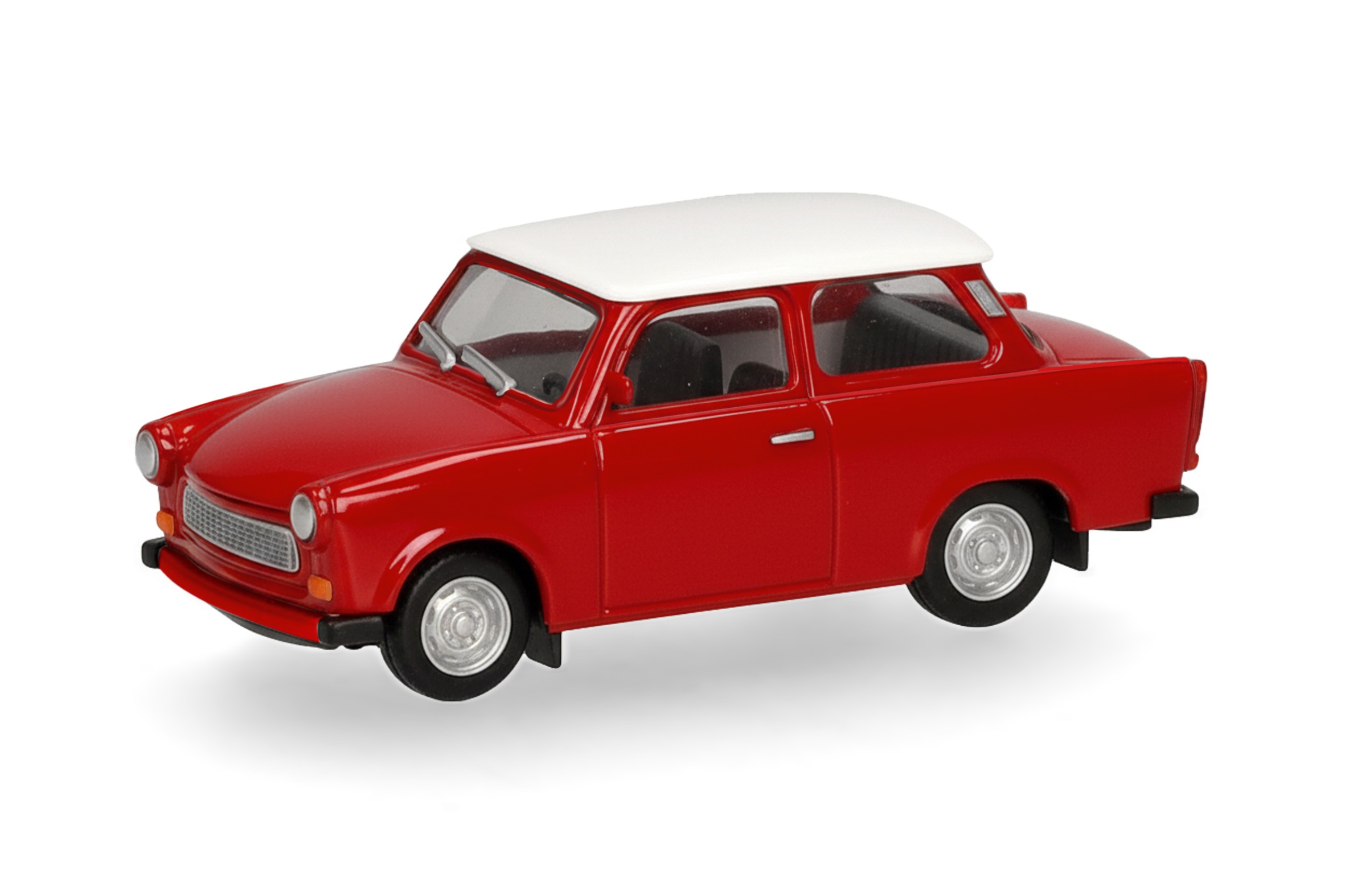020763-008 Vorbestellung herpa 020763-008 Trabant 601 Limousine - rot (Dach weiß) 1:87 NEU + OVP – Bild 1