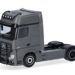 Vorbestellung herpa 311533-006 Mercedes-Benz Actros 18 L Gigaspace Zugmaschine 2achs mit Lampenbügel und Rammschutz - grau 1:87 NEU + OVP