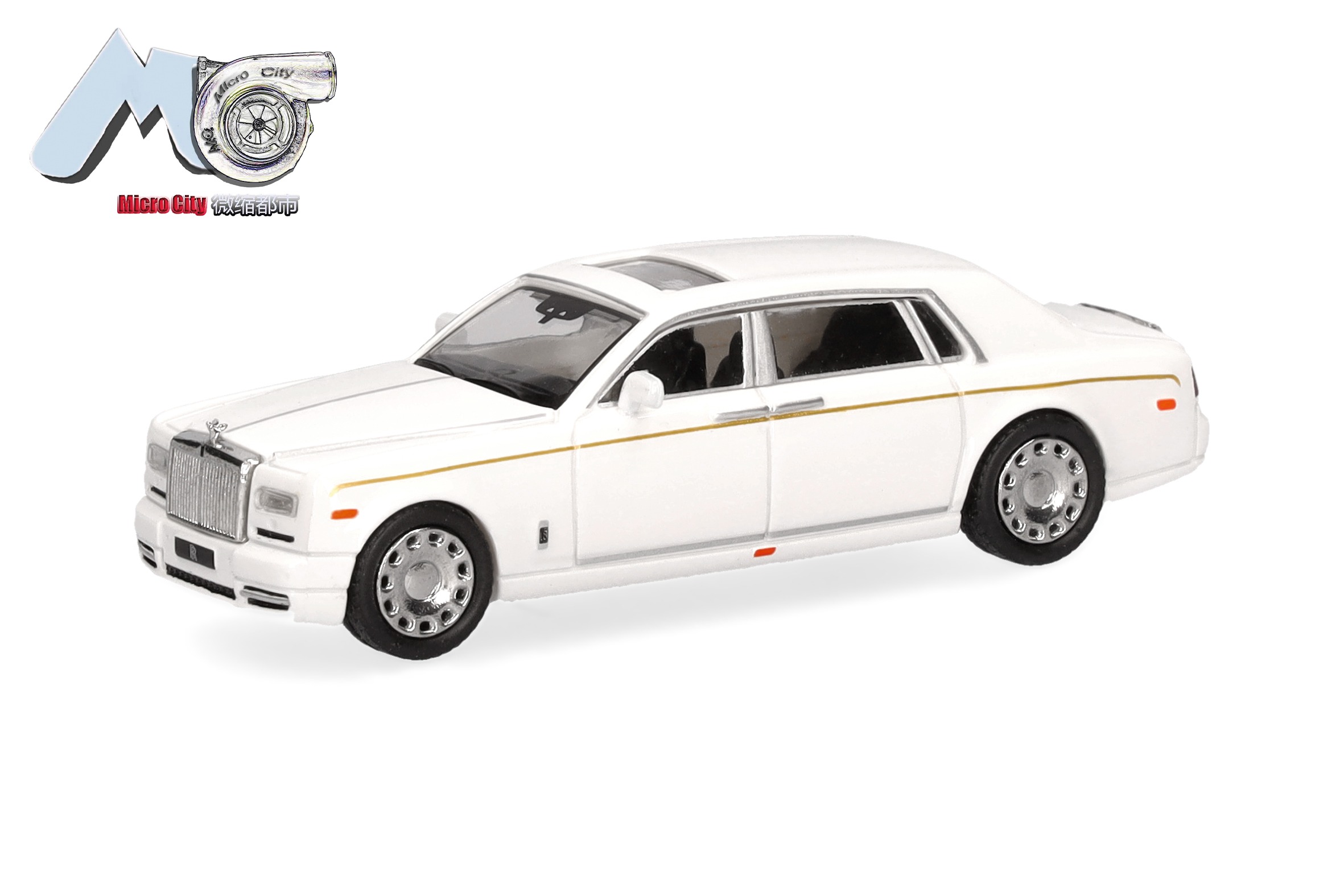 87MC000065 Vorbestellung MicroCity87 87MC000065 Rolls Royce Phantom - weiß 1:87 NEU + OVP – Bild 1