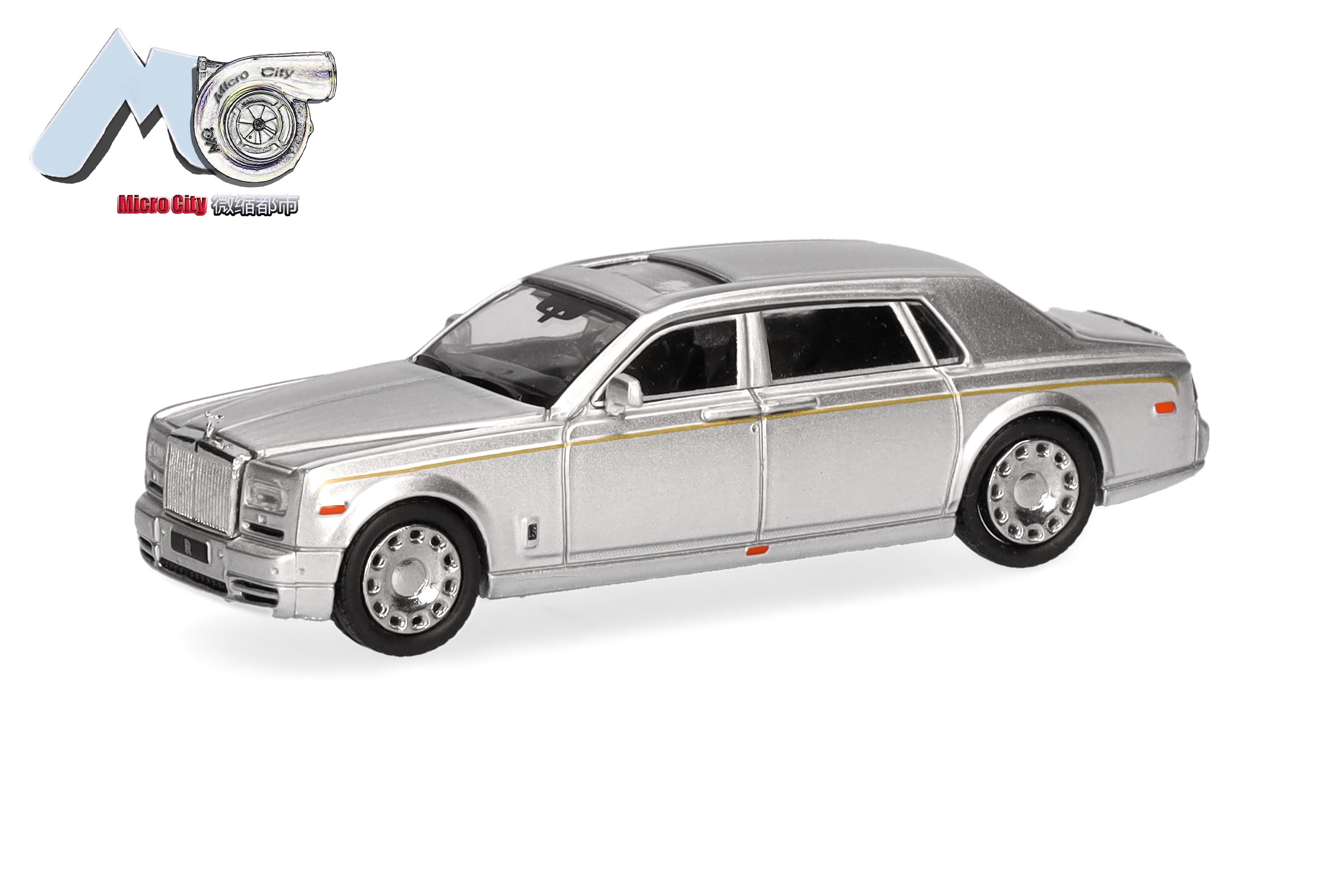 87MC000066 Vorbestellung MicroCity87 87MC000066 Rolls Royce Phantom - silber 1:87 NEU + OVP – Bild 1