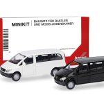 Vorbestellung herpa 014236-002 MiniKit Mercedes-Benz Vito Bus 2002 - weiß/schwarz 1:87 NEU + OVP