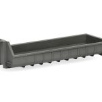 Vorbestellung herpa 054539 flache Abrollmulde - grau (2 Stück) 1:87 NEU + OVP