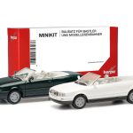 Vorbestellung herpa 012287-007 MiniKit Audi Cabrio - mintgrün und alpinweiß (2 Stück) 1:87 NEU + OVP