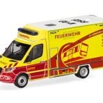 Vorbestellung herpa 099752 Mercedes-Benz Sprinter 18 Fahrtec RTW "Feuerwehr Wuppertal" 1:87 NEU + OVP