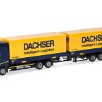 Vorbestellung herpa 320733 Volvo FH Aero GL XL Wechselkoffertandem-Hängerzug 7 -82m "Dachser" 1:87 NEU + OVP