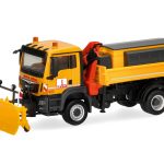 Vorbestellung herpa 322041 MAN TGS M Euro6c Dreiseitenkipper 2achs mit Kran/Winterdienst "Max Bögl" 1:87 NEU + OVP