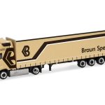 Vorbestellung herpa 322195 Volvo FH Aero GL XL Jumbogardinenplanen-Sattelzug "Braun" (A) 1:87 NEU + OVP
