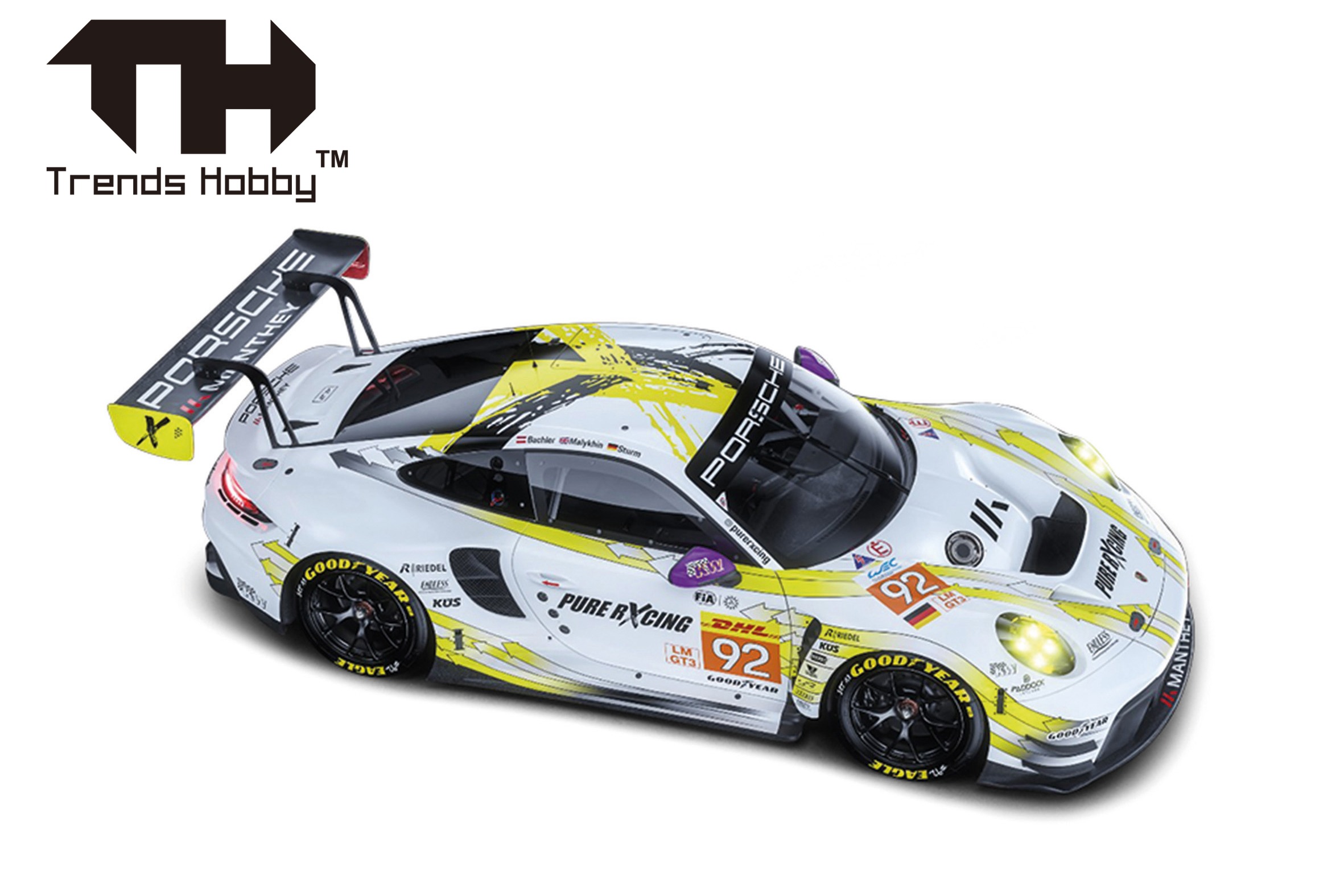 864TH000014 Vorbestellung herpa Trends Hobby 864TH000014 Porsche 911 GT3 R - LeMans 24H 2024 #92 1:64 NEU + OVP – Bild 1