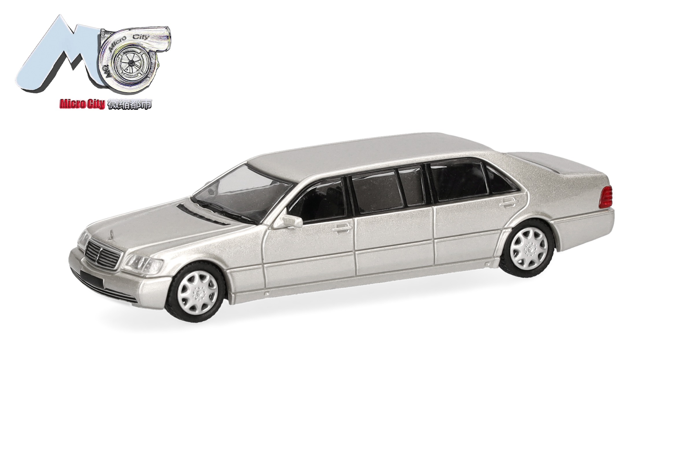 87MC000116 Vorbestellung herpa MicroCity87 87MC000116 Mercedes-Benz S600 Pullmann - champagnergold 1:87 NEU + OVP – Bild 1