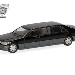 Vorbestellung herpa MicroCity87 87MC000117 Mercedes-Benz S600 Pullmann - schwarz/silber 1:87 NEU + OVP