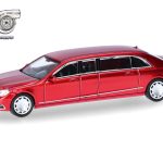 Vorbestellung herpa MicroCity87 87MC000136 Mercedes-Benz S600 Pullmann (W221) - weinrot (wine red) 1:87 NEU + OVP