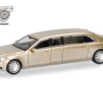Vorbestellung herpa MicroCity87 87MC000137 Mercedes-Benz S600 Pullmann (W221) - champagnergold (champagner gold) 1:87 NEU + OVP