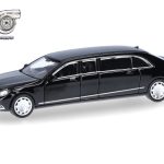 Vorbestellung herpa MicroCity87 87MC000139 Mercedes-Benz S600 Pullmann (W221) - schwarz (black) 1:87 NEU + OVP