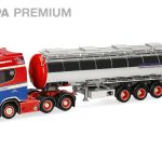 Vorbestellung herpa 963206 Herpa Premium: Scania CS 20 Hochdach Chromtank-Sattelzug "Mathiesen", Dänemark 1:87 NEU + OVP