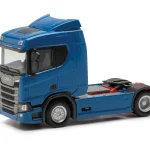 Vorbestellung herpa 307642-004 Scania CR 20 Niedrigdach Zugmachine 2achs - blau 1:87 NEU + OVP
