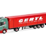 Vorbestellung herpa 322232 Scania CS 20 Hochdach Schubboden-Sattelzug "Gertl"  1:87 NEU + OVP