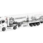 Vorbestellung herpa 322362 Scania CS 20 Hochdach Kühlkoffer-Sattelzug "Transwhite"  1:87 NEU + OVP