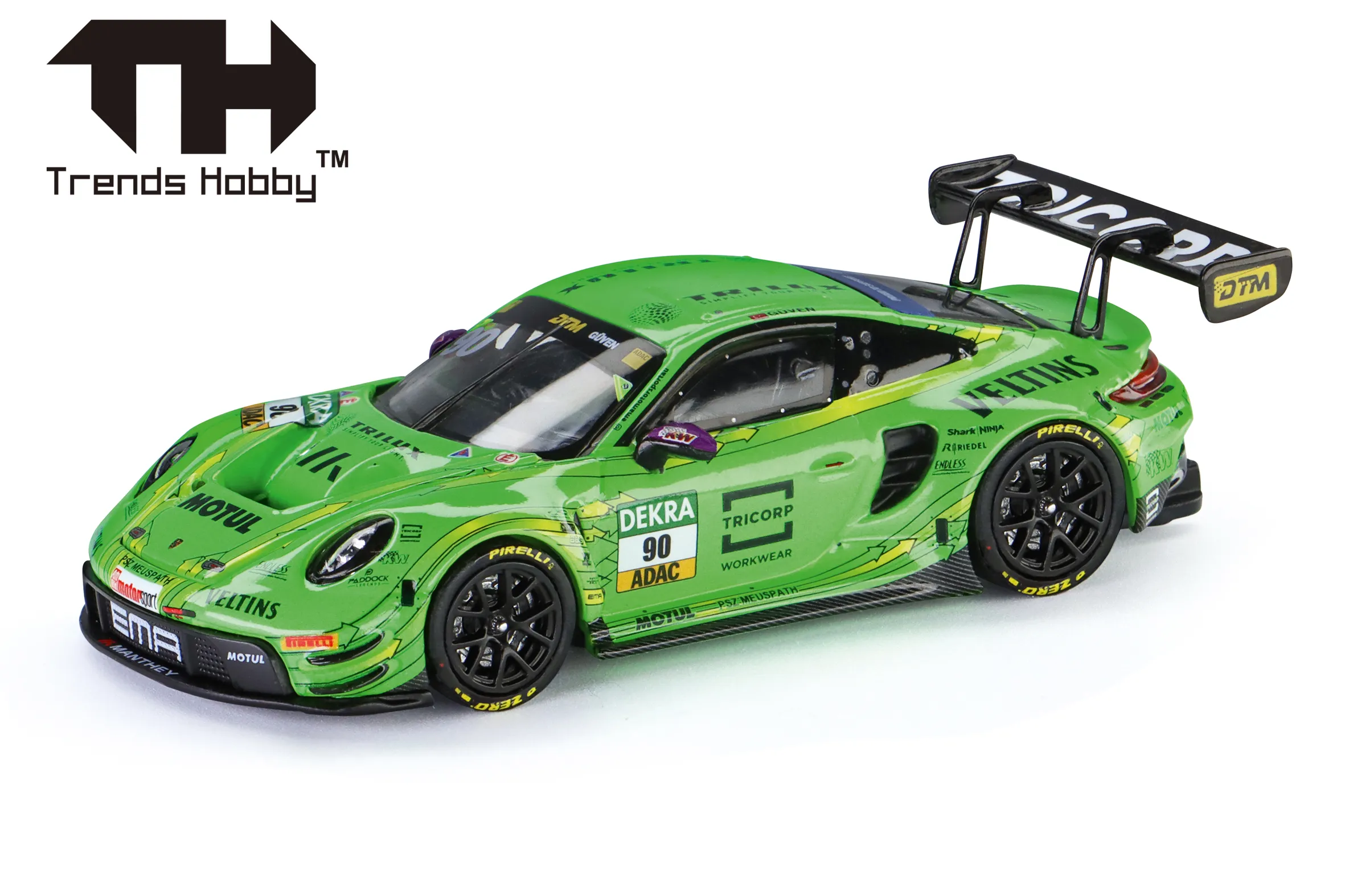 864TH000024 Vorbestellung herpa Trends Hobby 864TH000024 Porsche 911 GT3 R - DTM 2025 No.90 1:64 NEU + OVP – Bild 1